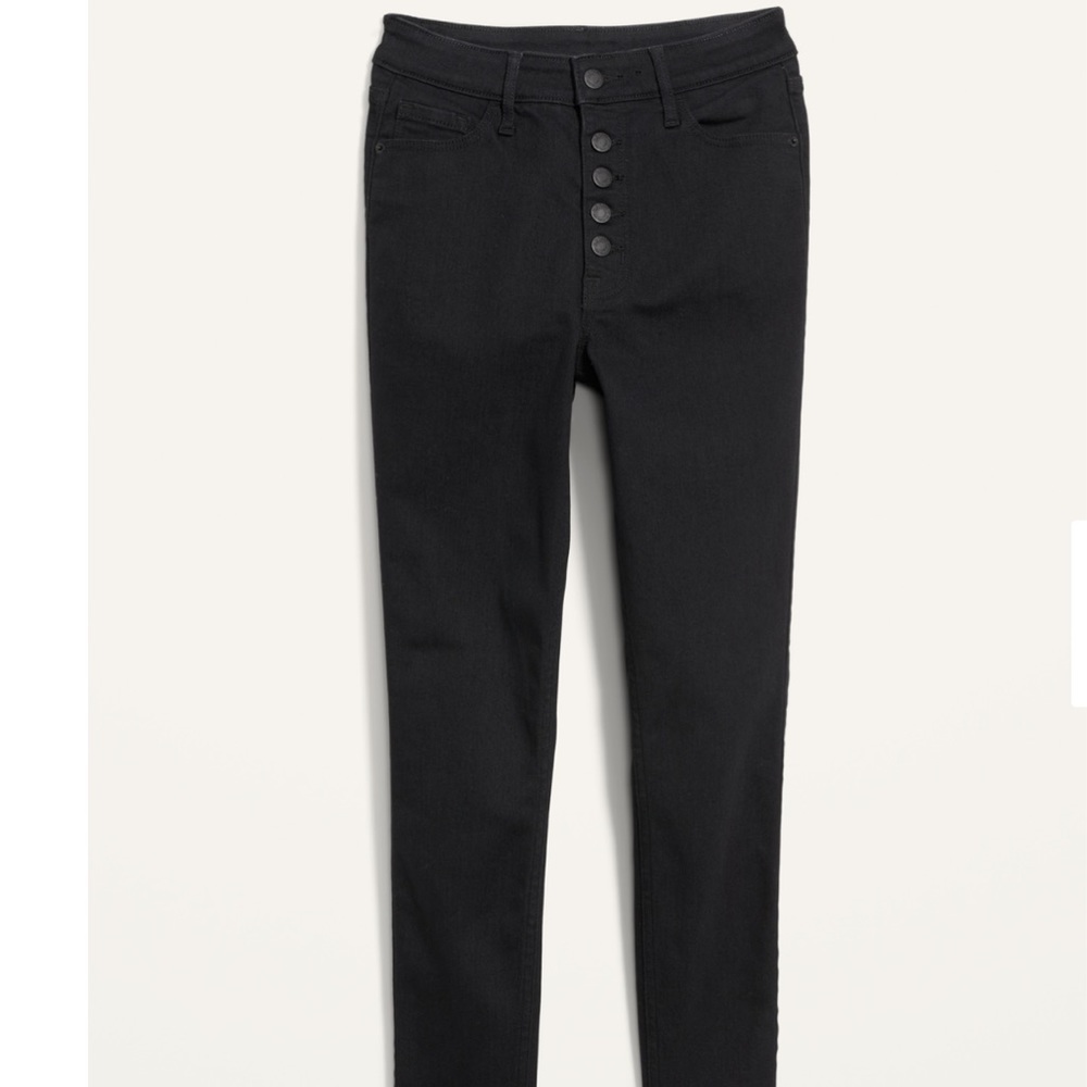 High waisted black jeans | Women Size 18
